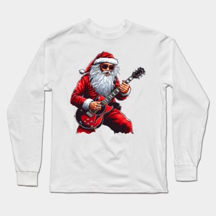 Guitar Santa Long Sleeve T-Shirt